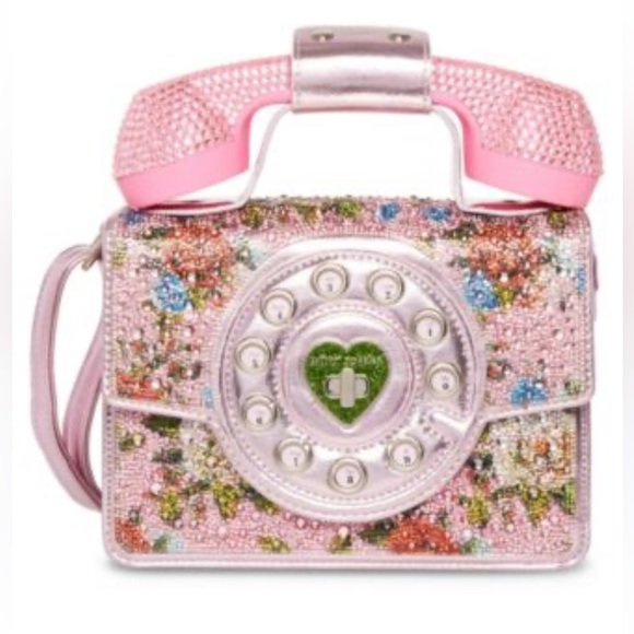 ⭐️NWOT Betsy Johnson Give me a Call Phone Bag⭐️ - Picture 1 of 13